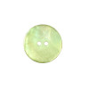 Bouton en nacre deux trous vert anis