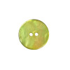 Bouton en nacre deux trous vert tendre