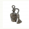 Breloque parfum 20mm argent x1