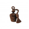 Breloque parfum 20mm cuivre x1