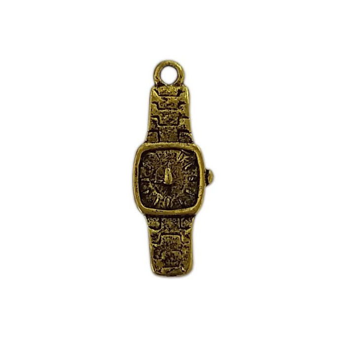 Breloque montre 23mm dorée x1
