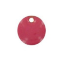 Séquin émaillé rond 8mm fuschia - Atelier de la Création