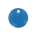 Séquin émaillé rond 10mm bleu ciel - Atelier de la Création