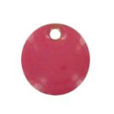 Séquin émaillé rond 12mm fuschia - Atelier de la Création
