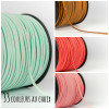Suédine 3 mm - 33 couleurs au choix