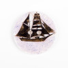 Bouton en nacre voilier