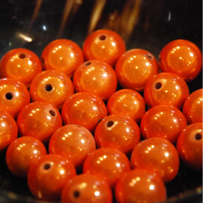 Perles magiques - orange - Atelier de la Création