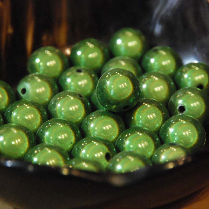 Perles magiques - vert sapin - Atelier de la Création