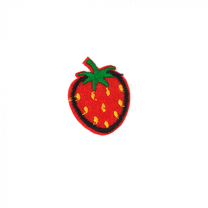 Lot De 11 Patchs Thermocollants Fraise - Pour Customiser Vêtements, Sacs, Casquettes - DIY Déco