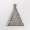 Pendentif métal triangle 28 mm