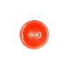 Bouton en nacre émaillée orange