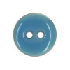 Bouton en nacre émaillée bleu