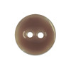 Bouton en nacre émaillée taupe