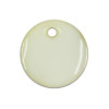 Sequin nacre émaillée 13 mm écru