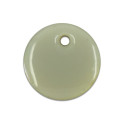 Sequin nacre émaillée 13 mm gris souris