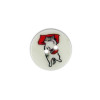 Bouton de nacre imprimé 15 mm chats