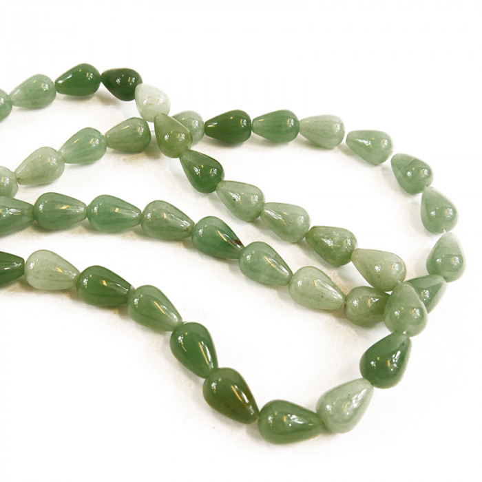 Perle goutte jade 13 à 14 mm x1
