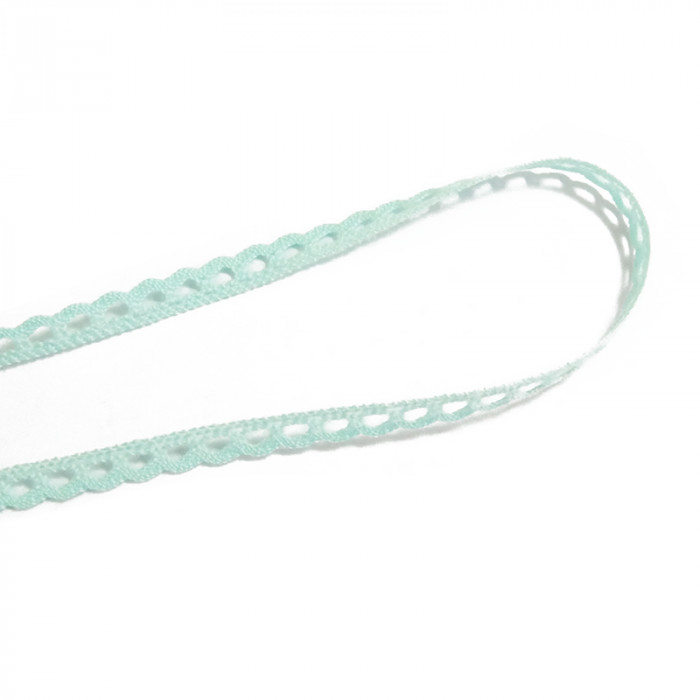 Ruban dentelle 6mm x 10cm - 10 coloris