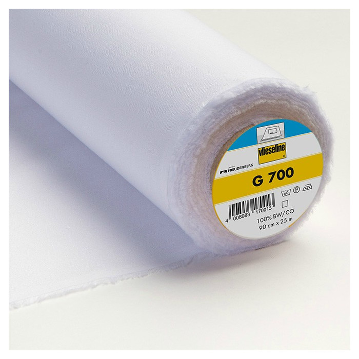 Entoilage thermocollant tissé Vlieseline G700 - blanc