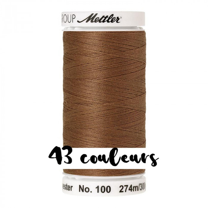 Fil à coudre Marron Seralon 274 m Mettler