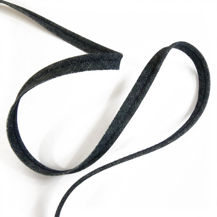 Passepoil denim 10 mm x 10 cm
