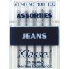 Aiguilles pour machine jeans assorties