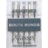 Aiguilles pour machine bouts ronds assorties