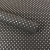 Coupon de cuir de chèvre pois argent - gris