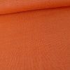 tissu toile de jute - orange x 10 cm