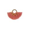 Pendentif rond doré à pompons 20mm x1