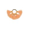 Pendentif rond doré à pompons 20mm x1