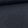 Tissu molleton sweat lurex argent - bleu x 10 cm