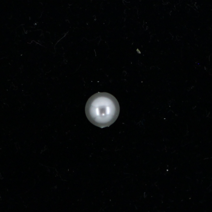 Perle nacrée ronde 6mm gris perle x10