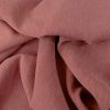 Tissu Crêpe stretch - églantine x 10 cm