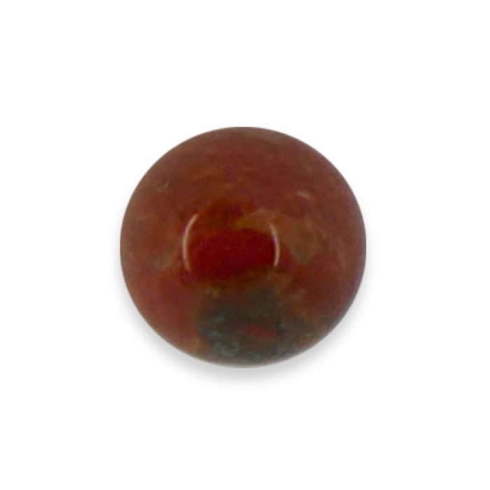 Cabochon jaspe rouge 6 mm x1