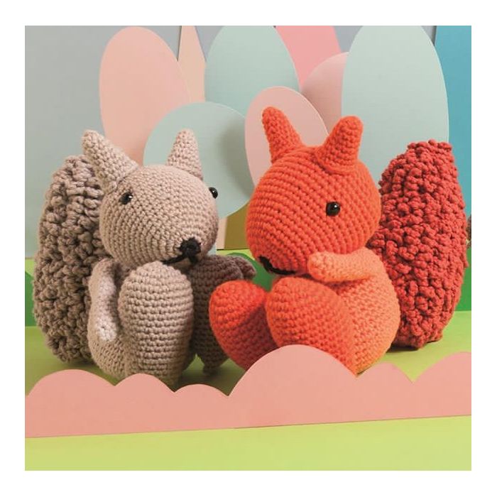 Kit crochet amigurumi Ricorumi - écureuil orange