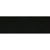 Élastique côtelé noir  x 10 cm