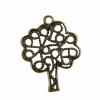 Breloque arbre 25mm bronze