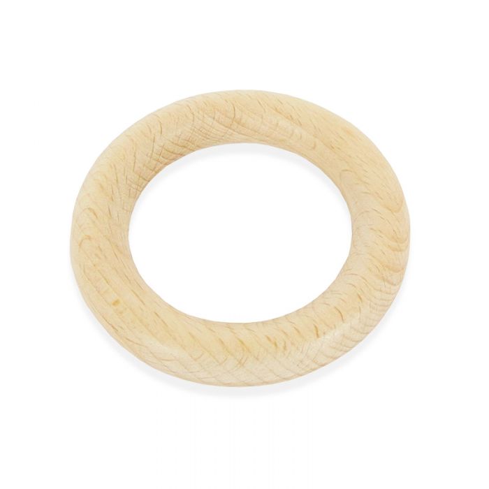 Anneau de dentition rond en bois 70 mm - Rico Design x 1