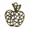 Breloque pomme 21mm bronze