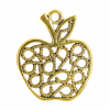 Breloque pomme 21mm dor