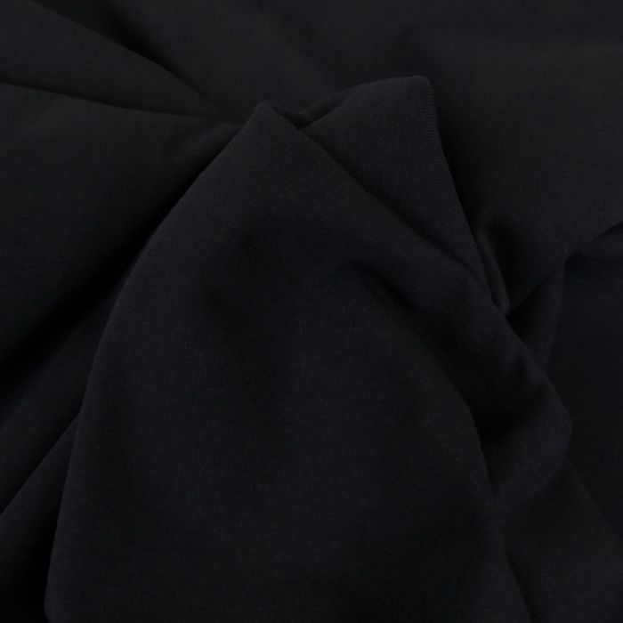 Tissu jersey coton uni - bleu marine x 10cm
