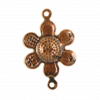 Breloque fleurs 16mm cuivre
