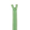 Fermeture à glissière polyester non séparable - vert