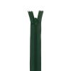 Fermeture à glissière polyester non séparable - vert