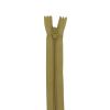 Fermeture à glissière polyester non séparable - vert