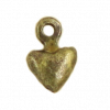 Breloque coeur 7mm bronze