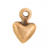 Breloque coeur 7mm cuivre