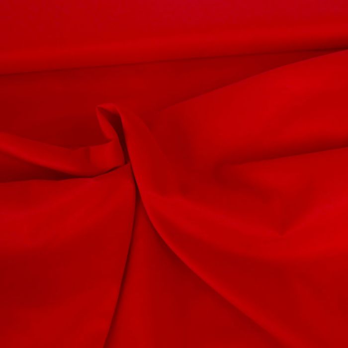 Tissu voile de coton uni - rouge x 10 cm