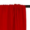 Tissu voile de coton uni rouge x 10 cm